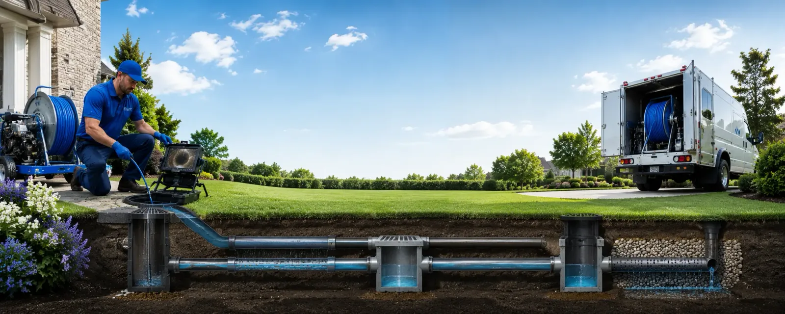 Outdoor drain cleaning information for Earlville, NY